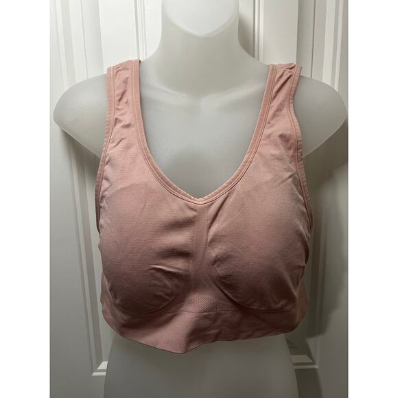 Secret Treasures Lot Of 3 Women's Wirefree Seamless Comfort Bra XXXL Pink EUC - Picture 2 of 15